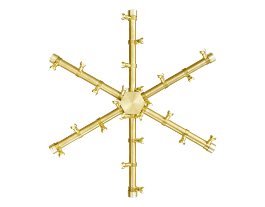 Pro Series Brass Spur Fire Pit Burners