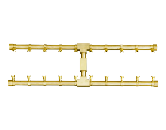 Pro Series Brass H Fire Pit Burners