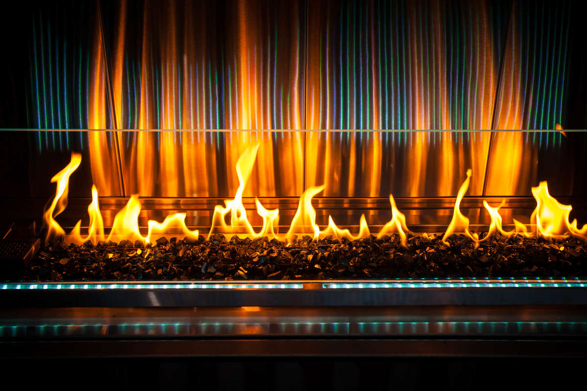 Kalea Bay Outdoor Linear Fireplace (With LED)