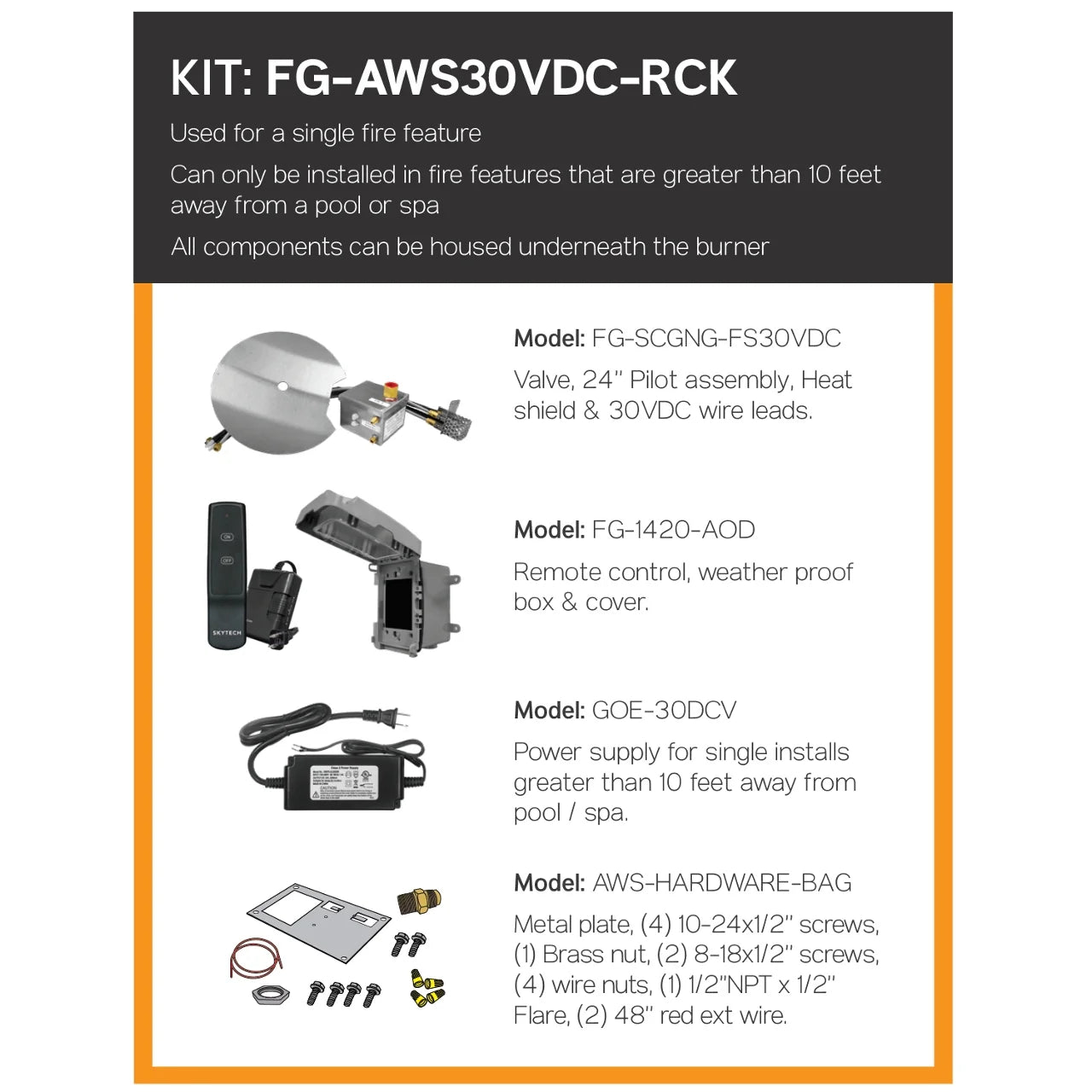 Firegear All Weather System (AWS) Valve Kits