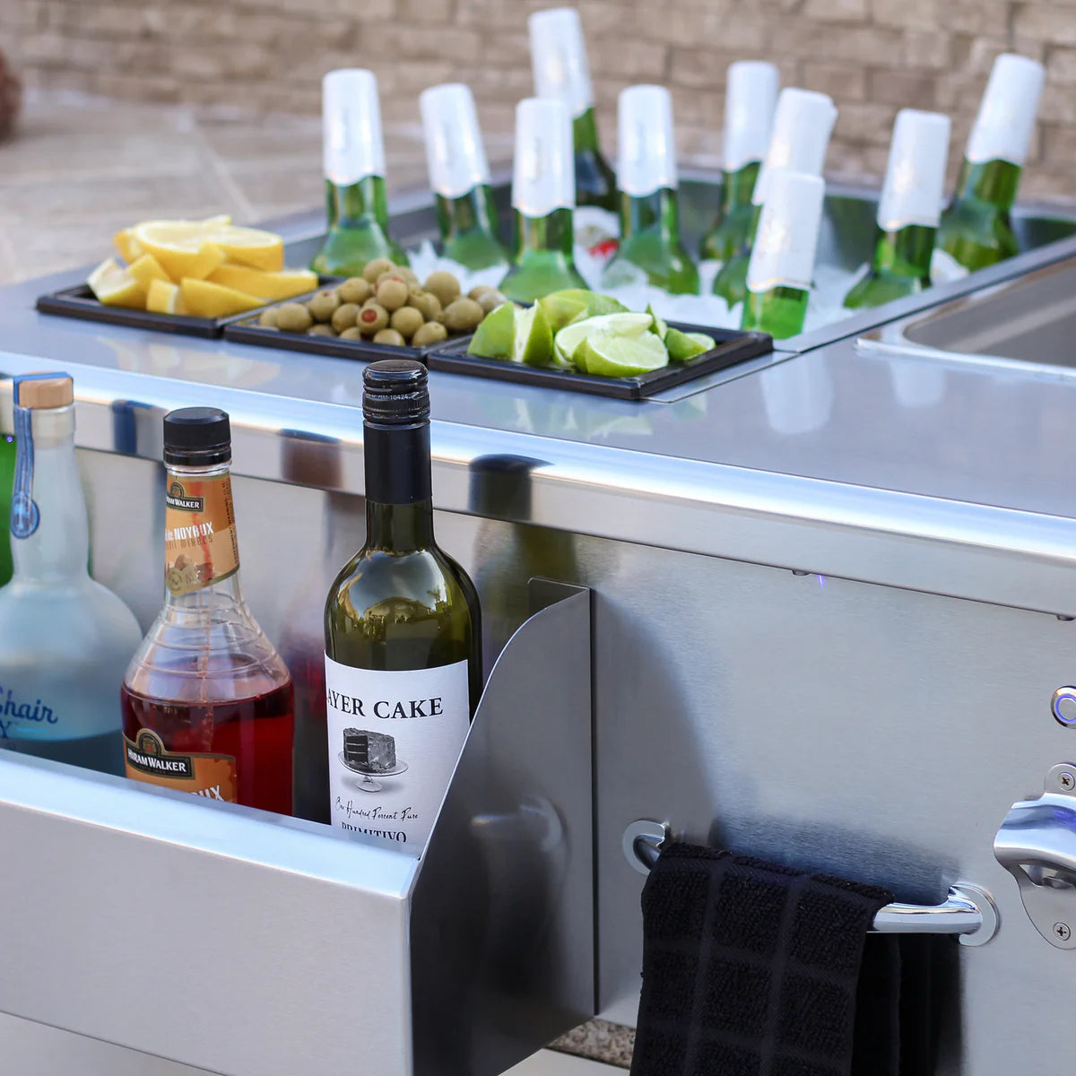 Summerset Outdoor Stainless Steel Beverage Station