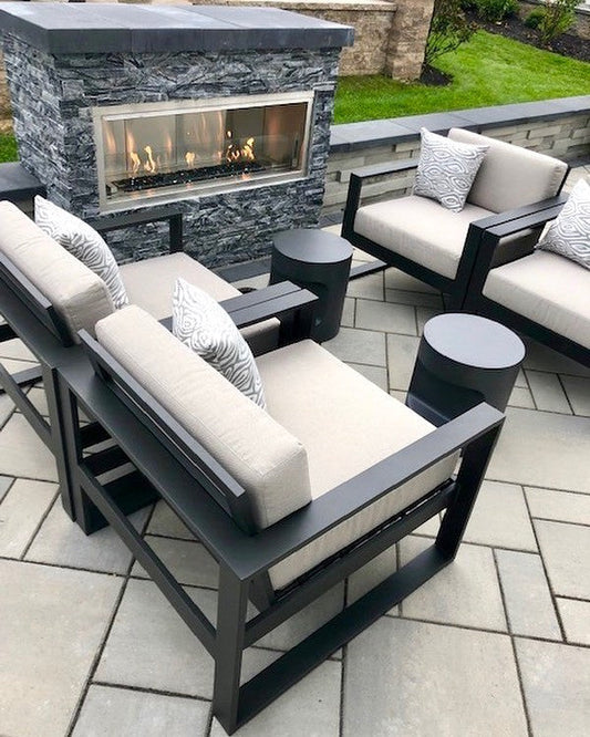 Kalea Bay Outdoor Linear Fireplace (Non-LED)