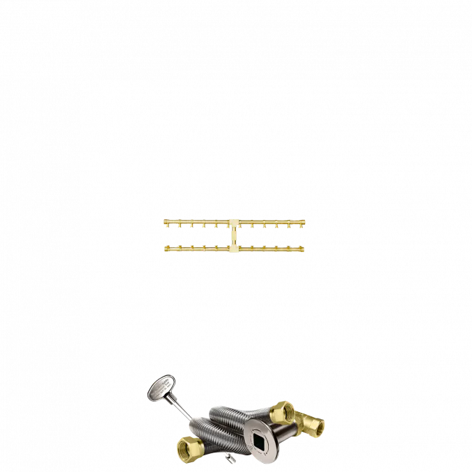 Pro Series Brass H Fire Pit Burners