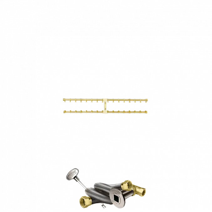 Pro Series Brass H Fire Pit Burners