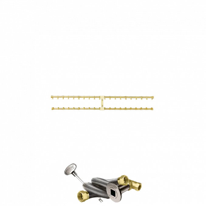 Pro Series Brass H Fire Pit Burners