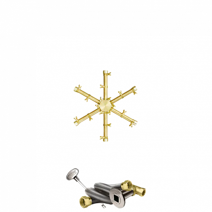 Pro Series Brass Spur Fire Pit Burners