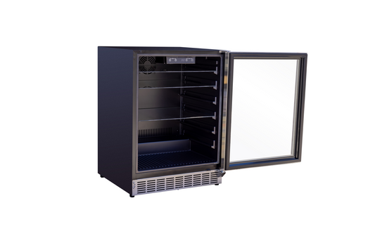 Summerset Grills 24" Outdoor Rated Refrigerator with Glass Door