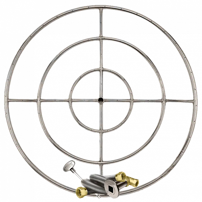 Stainless Steel Ring Fire Pit Burners