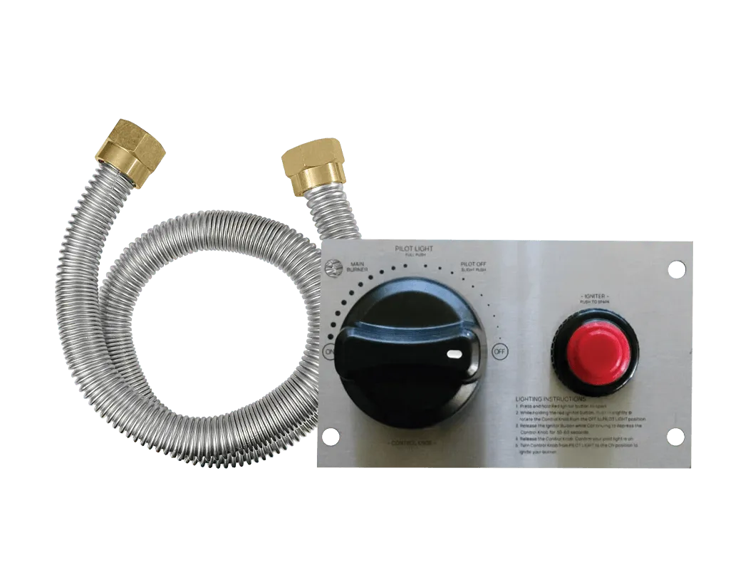 Linear Drop-In Fire Pits With Stainless H Steel Burners