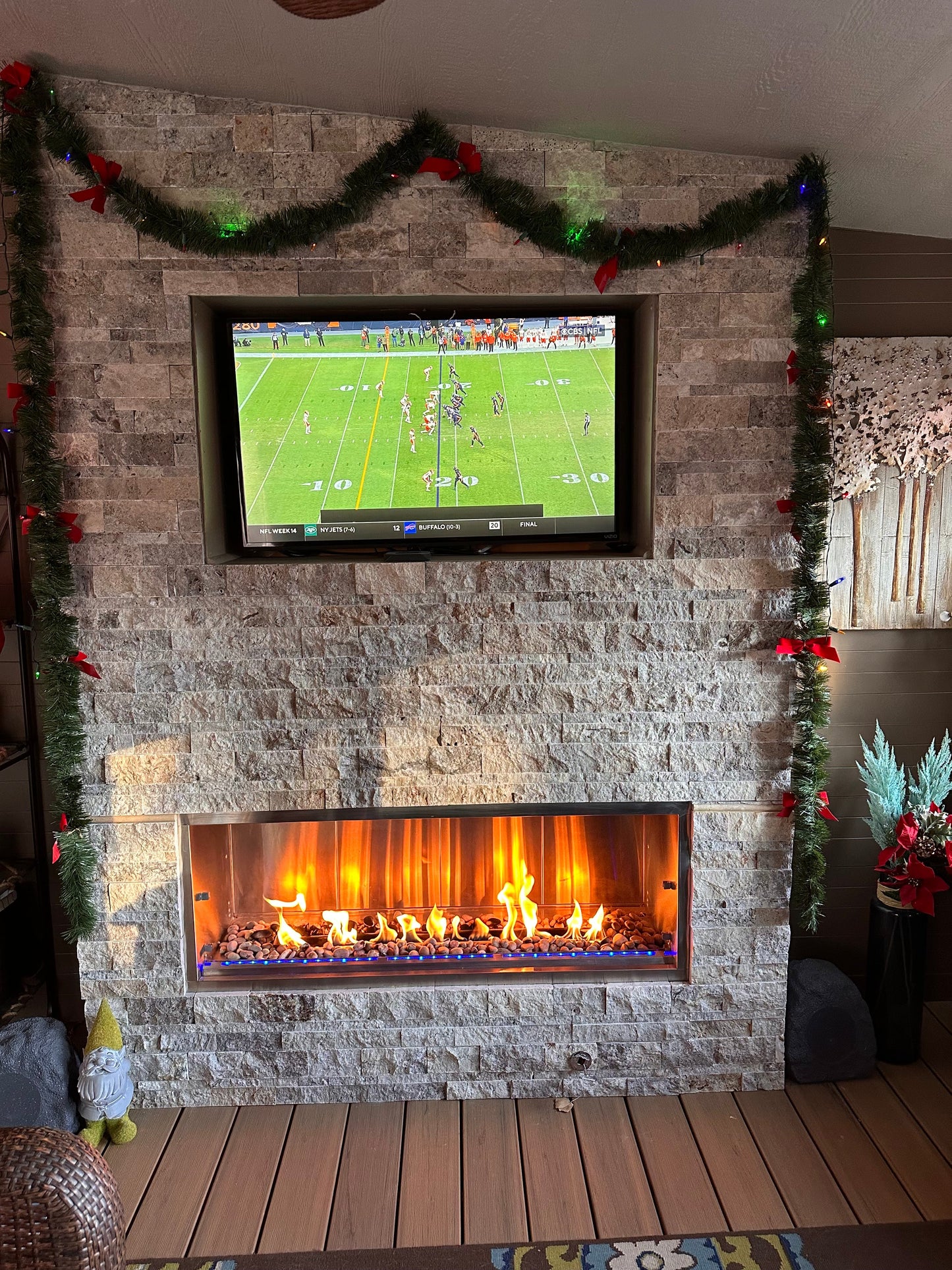 Kalea Bay Outdoor Linear Fireplace (With LED)