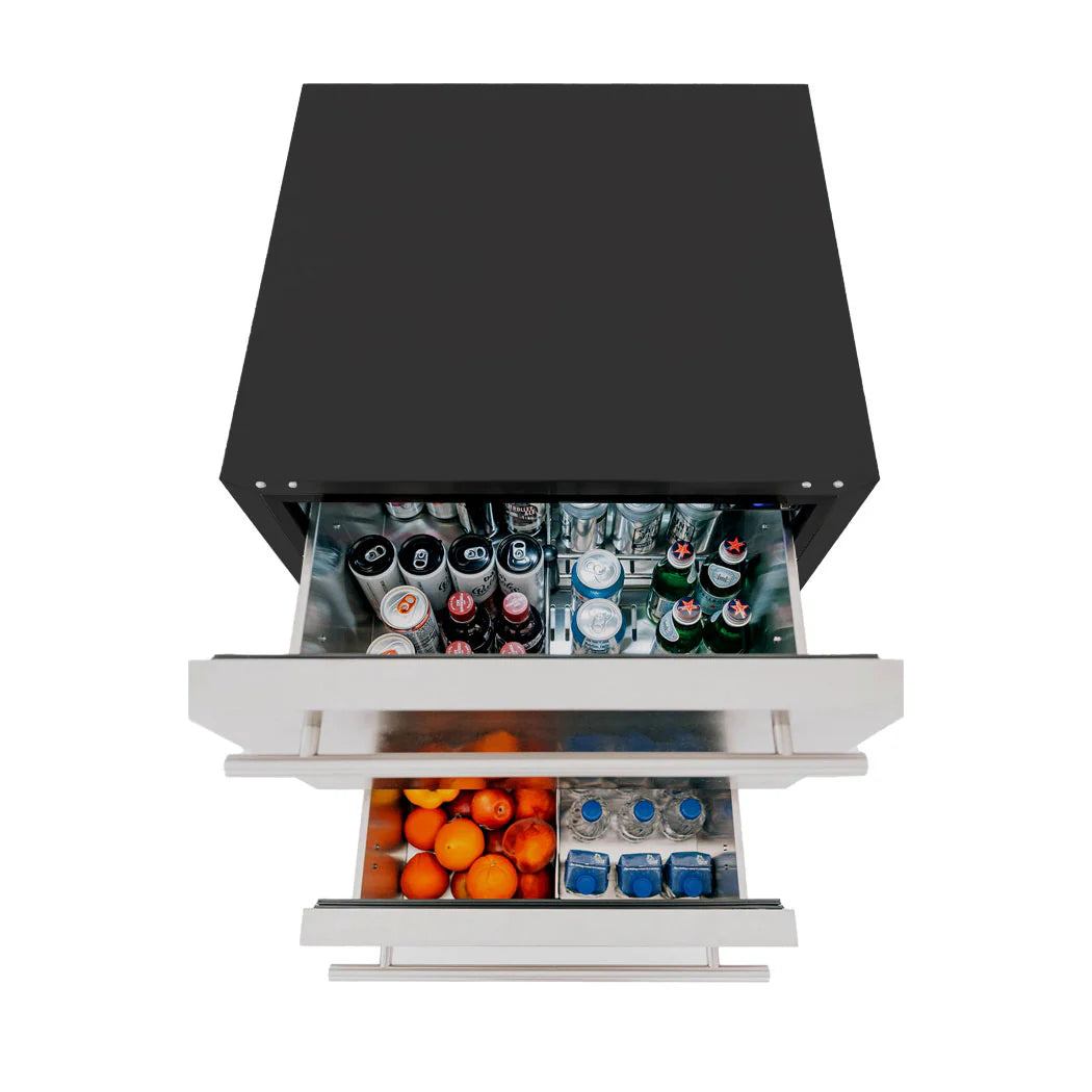 24" Outdoor Rated 2-Drawer Refrigerator (5.1c)