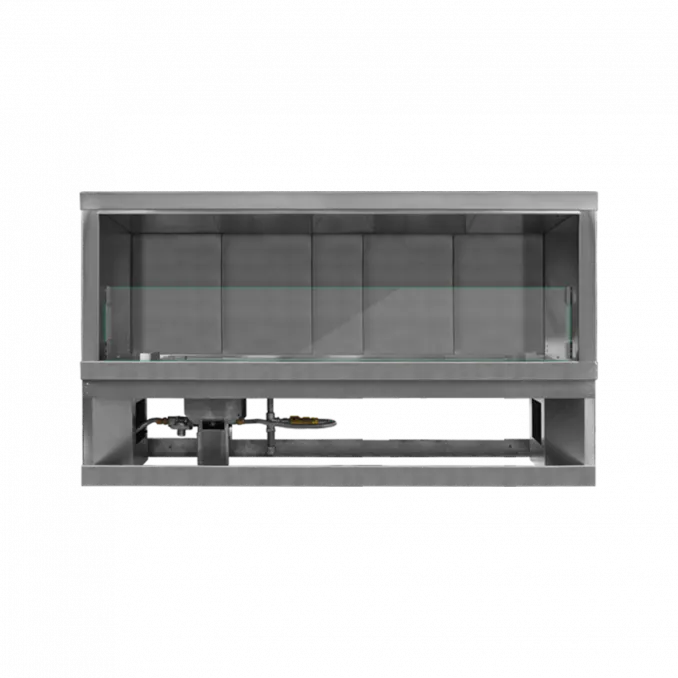 Kalea Bay Outdoor Linear Fireplace (Non-LED)