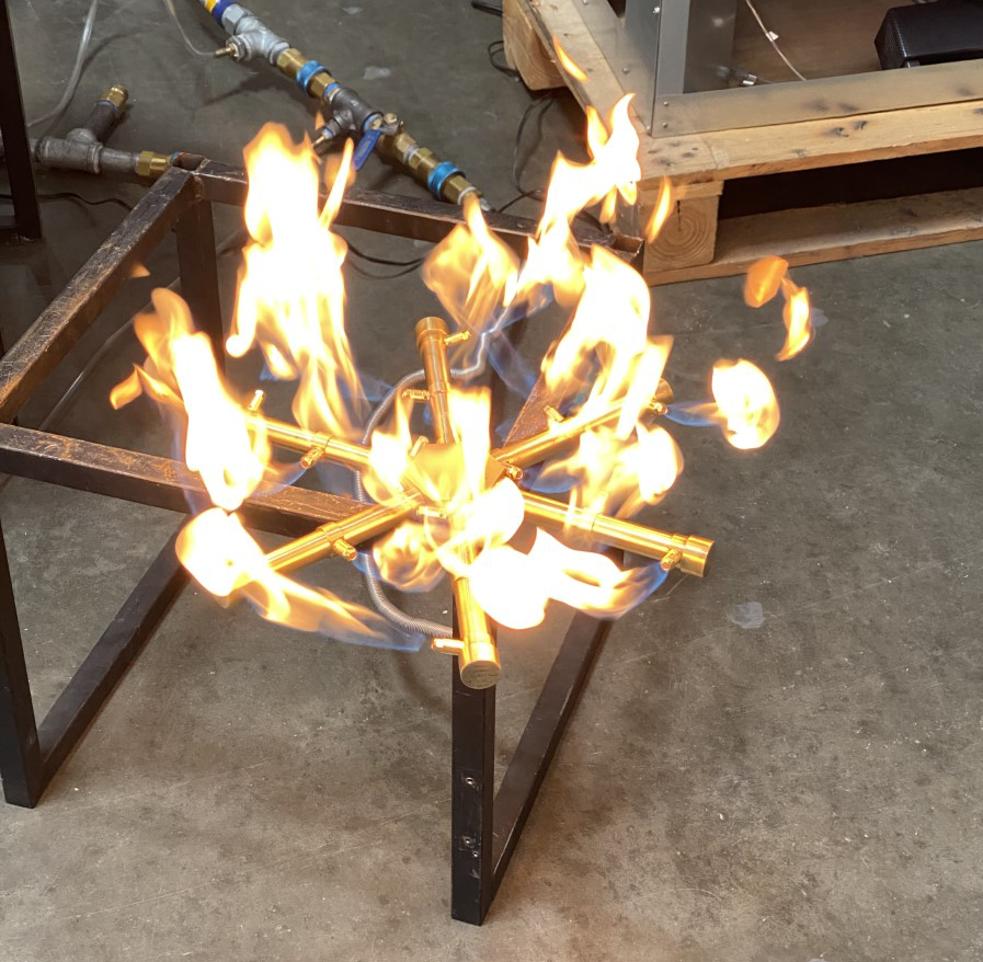 Pro Series Brass Spur Fire Pit Burners