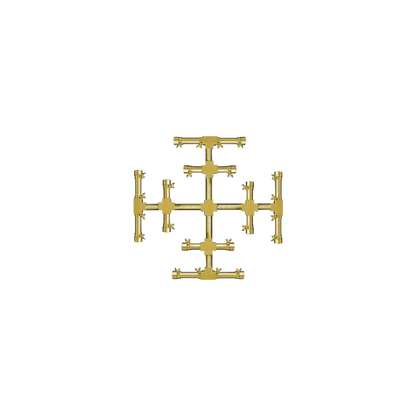 Pro Series Brass Snowflake Fire Pit Burners