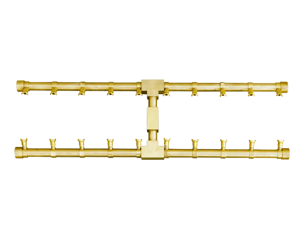 Pro Series Brass H Fire Pit Burners