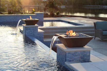Lombard Pedestal Fire Water Bowl