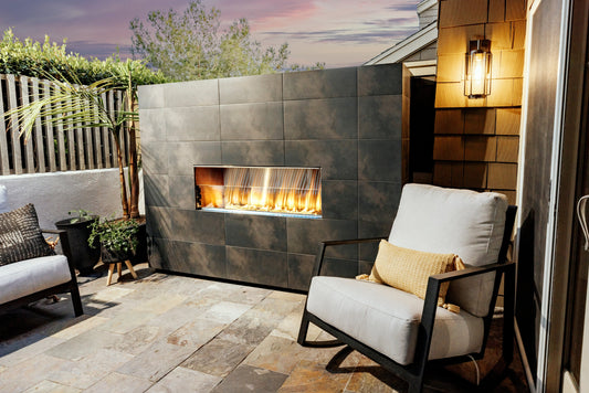 Kalea Bay Outdoor Linear Fireplace (With LED)