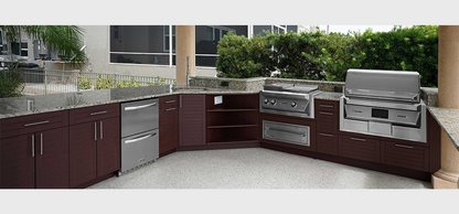 Open Shelves  (No Doors)