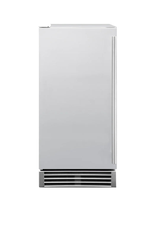 15" UL Outdoor Rated Stainless Steel Ice Maker